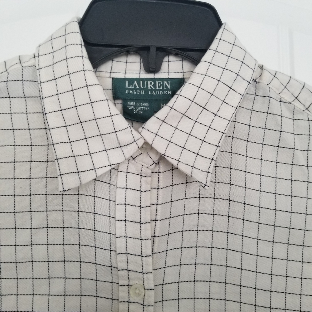 Ralph Lauren Button Blouse - Picture 2 of 6